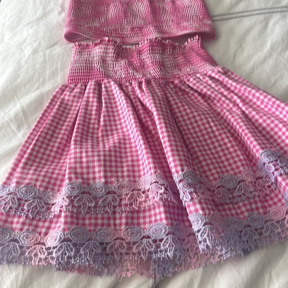 Peixoto Girls' Mariel Smocked Top & Skirt Set - Big Kid - size small - nwot - Picture 3 of 9